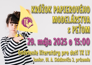 Krúžok papierového modelárstva s Peťom